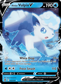 Carte Pokémon Goupix d'Alola V #033 — Tempête Argentée