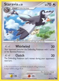 Carte Pokémon Staravia #10 — POP 6
