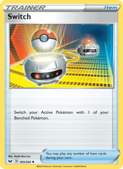 Carte Pokémon Échange #183 — Épée et Bouclier