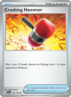 Carte Pokémon Maillet Écrasant #168 — Écarlate et Violet