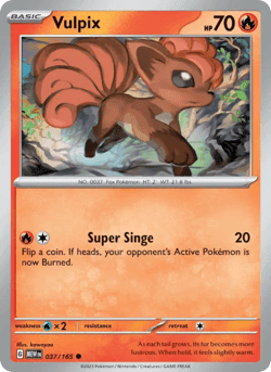 Carte Pokémon Goupix #037 — Pokémon 151