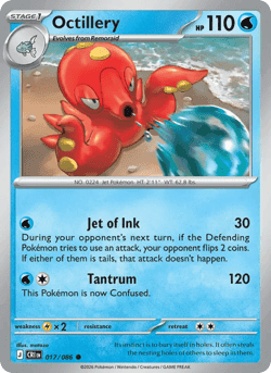 Carte Pokémon Octillery #017 — Chaos Ascendant