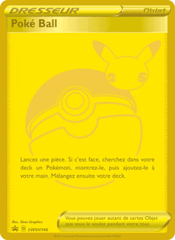 Carte Pokémon Poké Ball #SWSH146 — Promos Épée et Bouclier