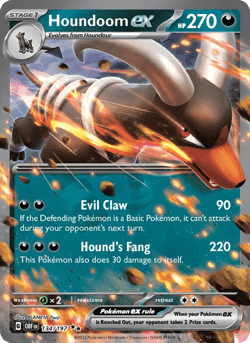 Carte Pokémon Démolosse-ex #134 — Flammes Obsidiennes