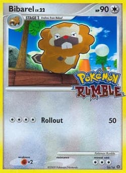 Carte Pokémon Bibarel #16 — Pokémon Rumble