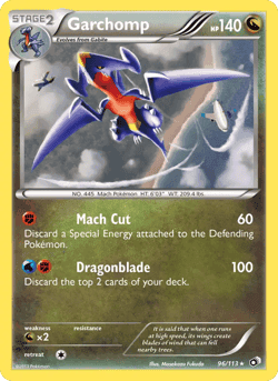 Carte Pokémon Carchacrok #96 — Trésors Légendaires