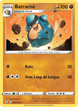 Carte Pokémon Batracné #89 — Évolution Céleste