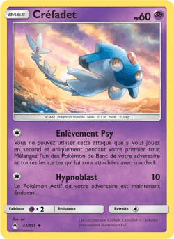Carte Pokémon Créfadet #43 — Lumière Interdite