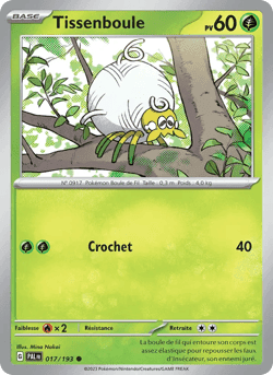 Carte Pokémon Tissenboule #017 — Évolutions à Paldea