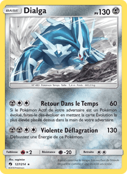 Carte Pokémon Dialga #127 — Tonnerre Perdu