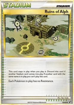 Carte Pokémon Ruines d’Alph #76 — Indomptable