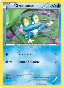 Carte Pokémon Grenousse #12 — Bienvenue à Kalos