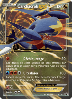 Carte Pokémon Carchacrok-EX #XY167 — Promos X&Y