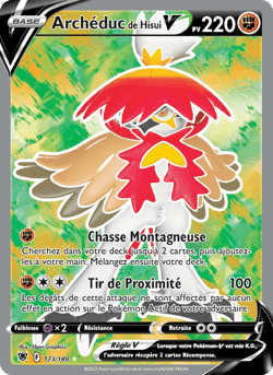 Carte Pokémon Archéduc de Hisui V #173 — Astres Radieux