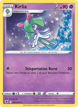 Carte Pokémon Kirlia #061 — Astres Radieux