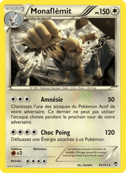Carte Pokémon Monaflèmit #83 — Poings Furieux