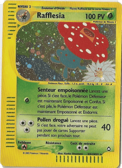 Carte Pokémon Rafflesia #H31 — Aquapolis