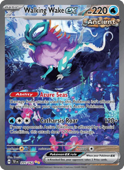 Carte Pokémon Serpente-Eau-ex #205 — Forces Temporelles