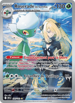 Carte Pokémon Roserade de Cynthia #184 — Rivalités Destinées