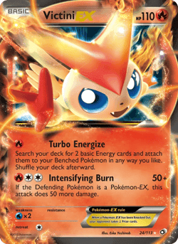Carte Pokémon Victini-EX #24 — Trésors Légendaires