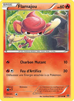 Carte Pokémon Flamajou #22 — XY