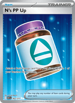 Carte Pokémon PP Plus de N #262 — Héros Transcendants
