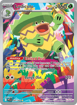 Carte Pokémon Ludicolo #095 — Flammes Fantasmagoriques