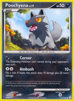 Carte Pokémon Medhyena #116 — Éveil des Légendes
