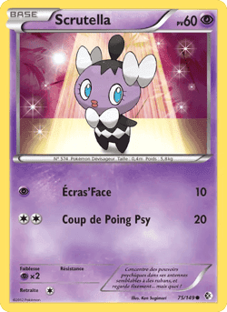 Carte Pokémon Scrutella #75 — Frontières Franchies