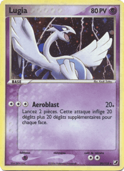 Carte Pokémon Lugia #29 — Forces Cachées