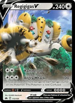 Carte Pokémon Regigigas V #113 — Zénith Suprême