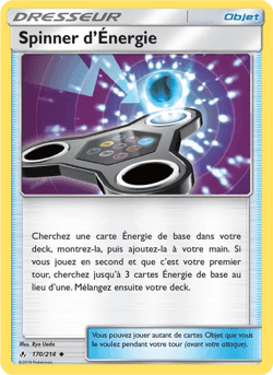 Carte Pokémon Spinner d’Énergie #170 — Alliance Infaillible