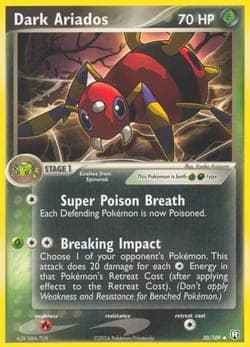 Carte Pokémon Dark Ariados #30 — EX Team Rocket Returns